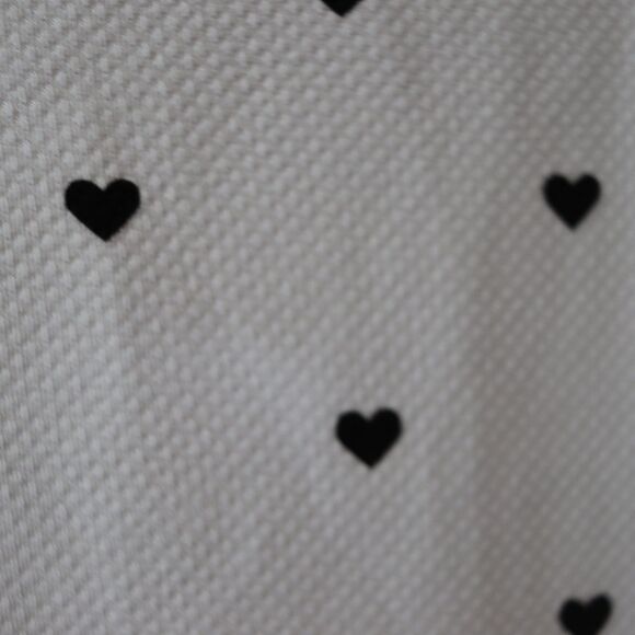 Torrid Black White Mini Dress 2X - Cap Sleeve Heart Polka Dot LoveCore - Picture 4 of 11